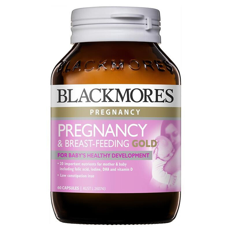 Sản phẩm vitamin Blackmores Pregnancy Gold cho mẹ bầu