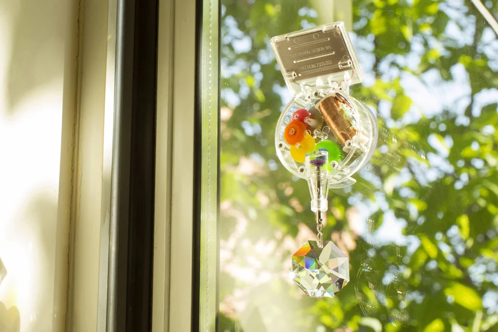 Kikkerland Solar-Powered Crystal Rainbow Maker